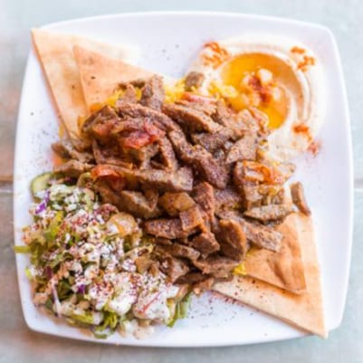 Beef Shawarma Plate.